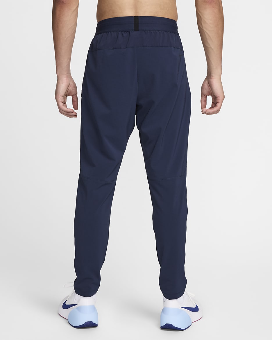 Fitnessbyxor Nike Flex Rep Dri-FIT för män - Obsidian/Svart/Svart