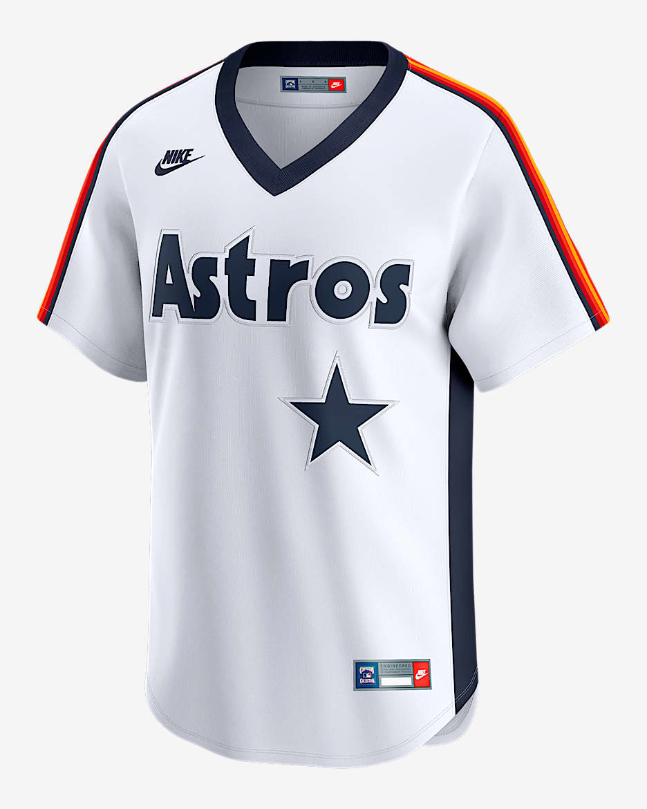 Houston Astros Cooperstown Men's Nike Dri-FIT ADV MLB Limited Jersey - White