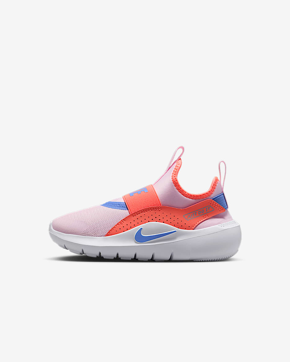 Nike Flex Runner 4 Little Kids' Shoes - Pink Foam/Bright Mango/White/Royal Pulse