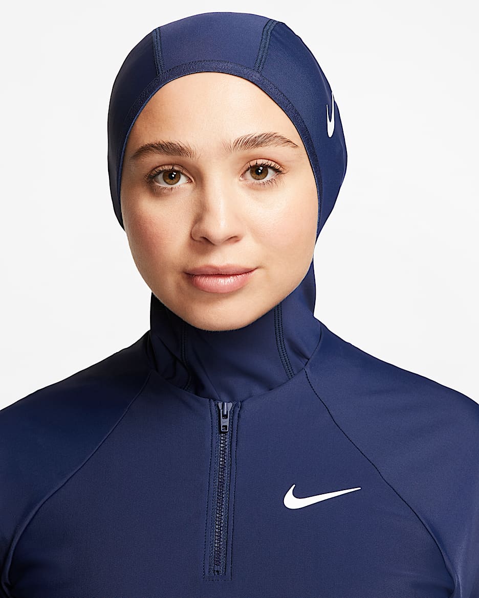 Túnica de nado de protección completa para mujer Nike Victory - Azul marino medianoche