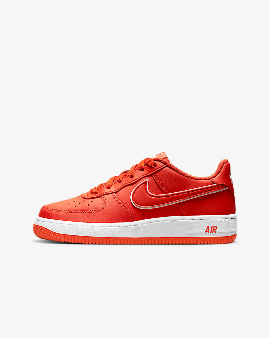 Discount nike air force 1 low junior red Shop Nike Air Force 1 Older Kids Shoes