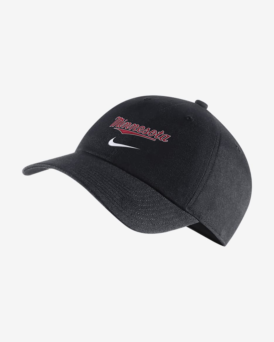 Nike Heritage86 Swoosh (MLB Minnesota Twins) Adjustable Hat - Pitch Blue
