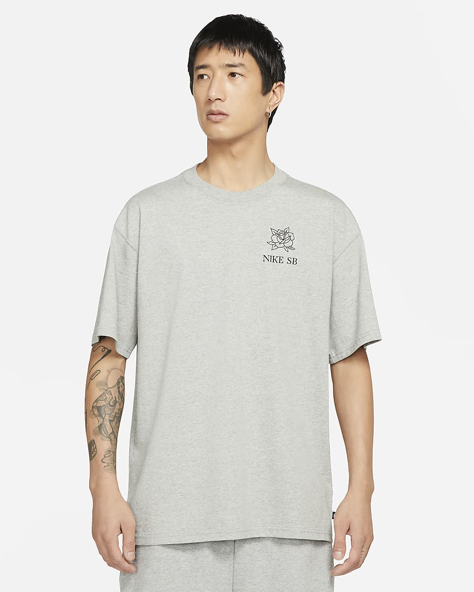 Nike SB Skate T-Shirt - Dark Grey Heather