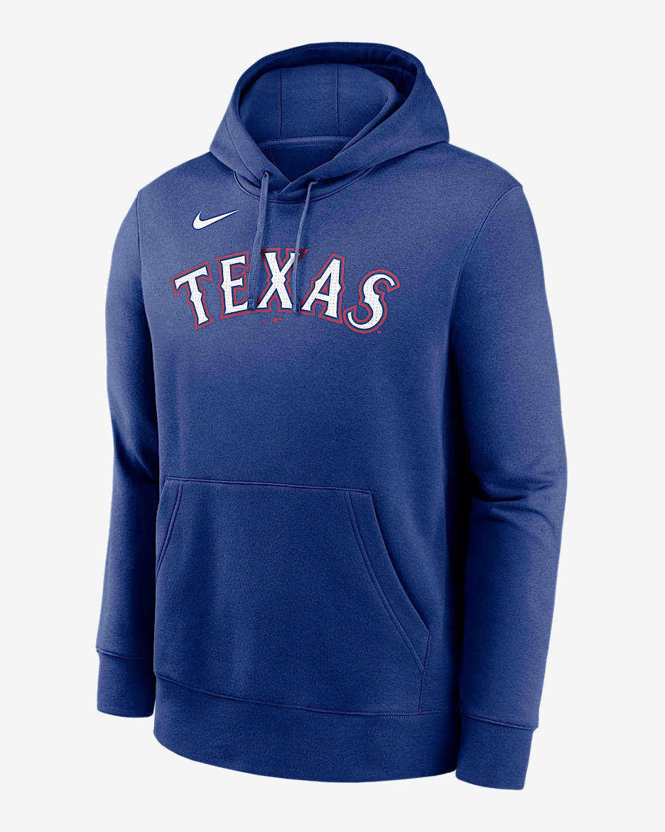 Corey Seager Texas Rangers Club Men's Nike MLB Pullover Hoodie - Blue