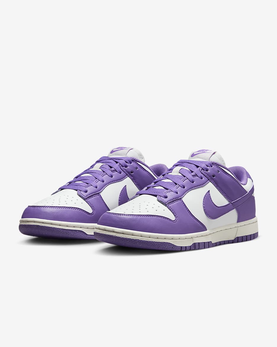 Nike Dunk Low Women's Shoes - Summit White/Black Raspberry