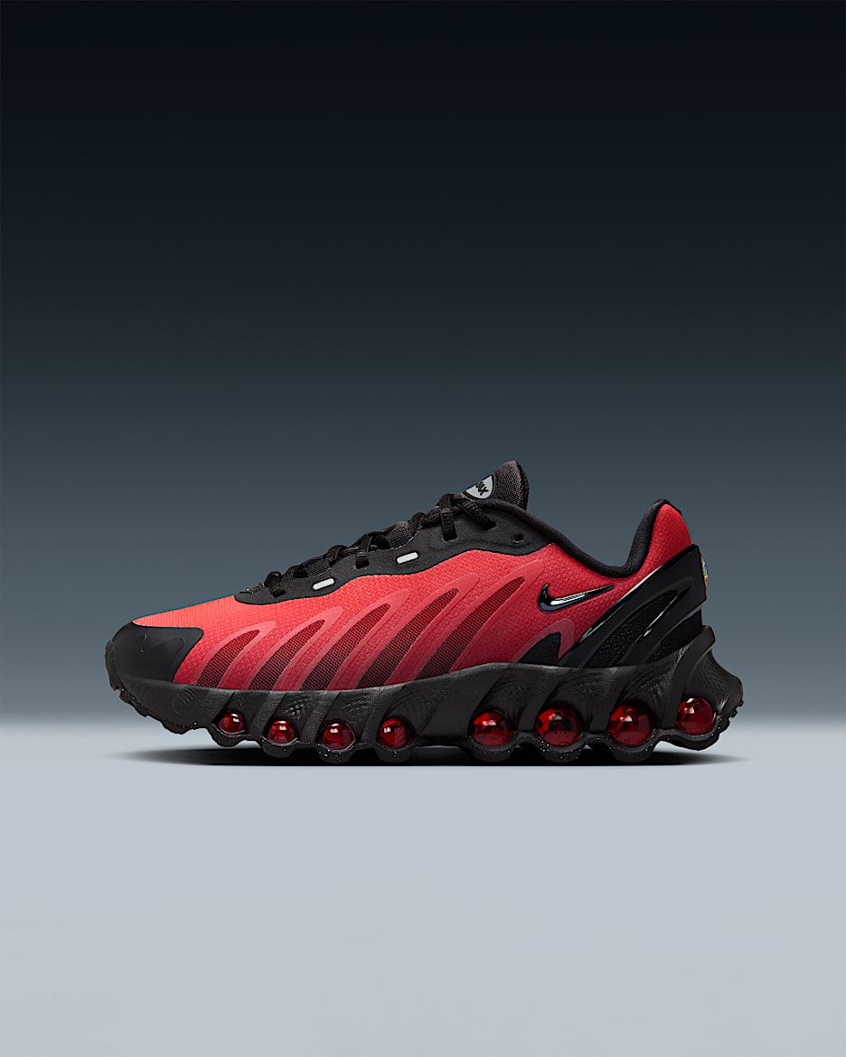 Nike Air Max Dn8 Big Kids' Shoes - Black/University Red/Bright Crimson/Black