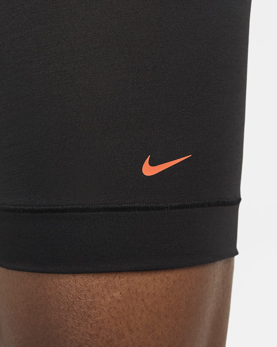 Ropa interior larga Dri-FIT para hombre (paquete de 3) Nike Ultra Comfort - Negro