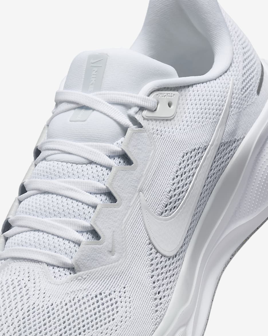 รองเท้าวิ่งโร้ดรันนิ่งผู้ชาย Nike Pegasus 41 - ขาว/Pure Platinum/Metallic Silver/ขาว