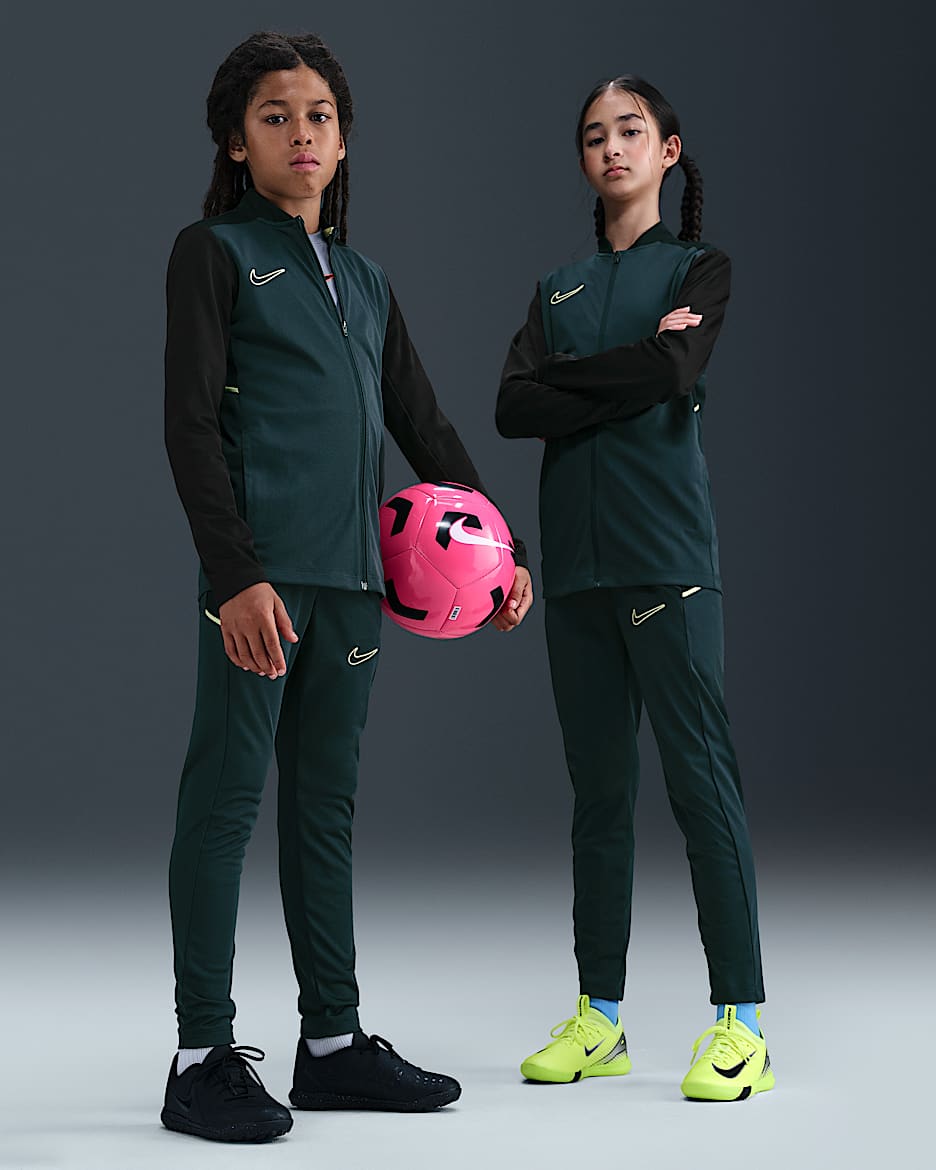 Nike Academy Big Kids' Dri-FIT Soccer Tracksuit - Seaweed/Black/Limelight