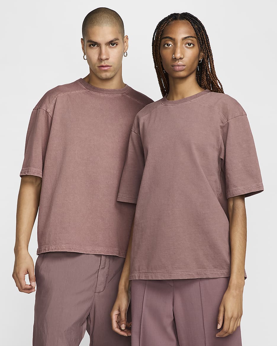 Nike Every Stitch Considered Garment Dyed Short-Sleeve T-Shirt - Smokey Mauve