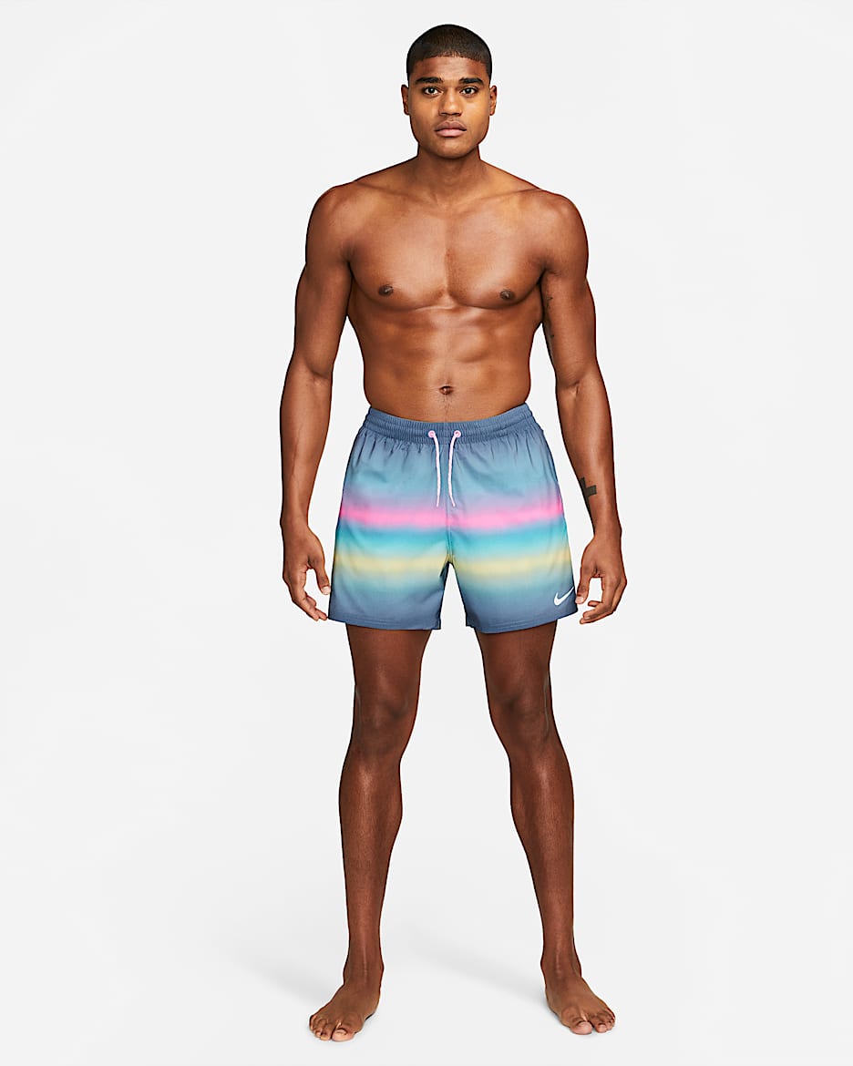 Traje de baño tipo short de voleibol de 13 cm para hombre Nike - Azul relámpago