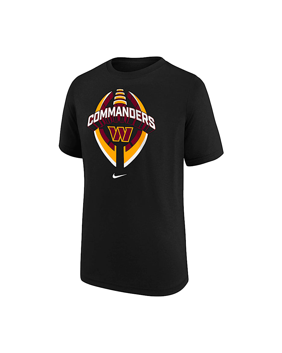 Washington Commanders Legend Icon Big Kids’ Nike Dri-FIT NFL T-Shirt - Black