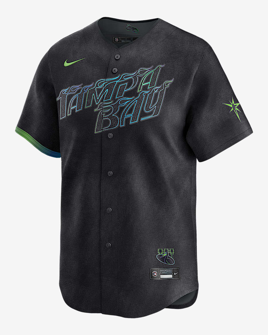 Tampa Bay Rays City Connect Men's Nike Dri-FIT ADV MLB Limited Jersey - Grey