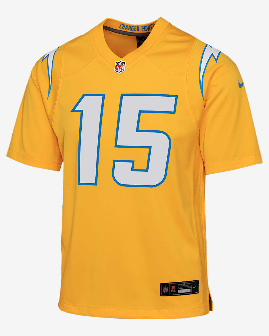 Ladd McConkey Los Angeles Chargers Big Kids' Nike NFL Game Jersey - Gold