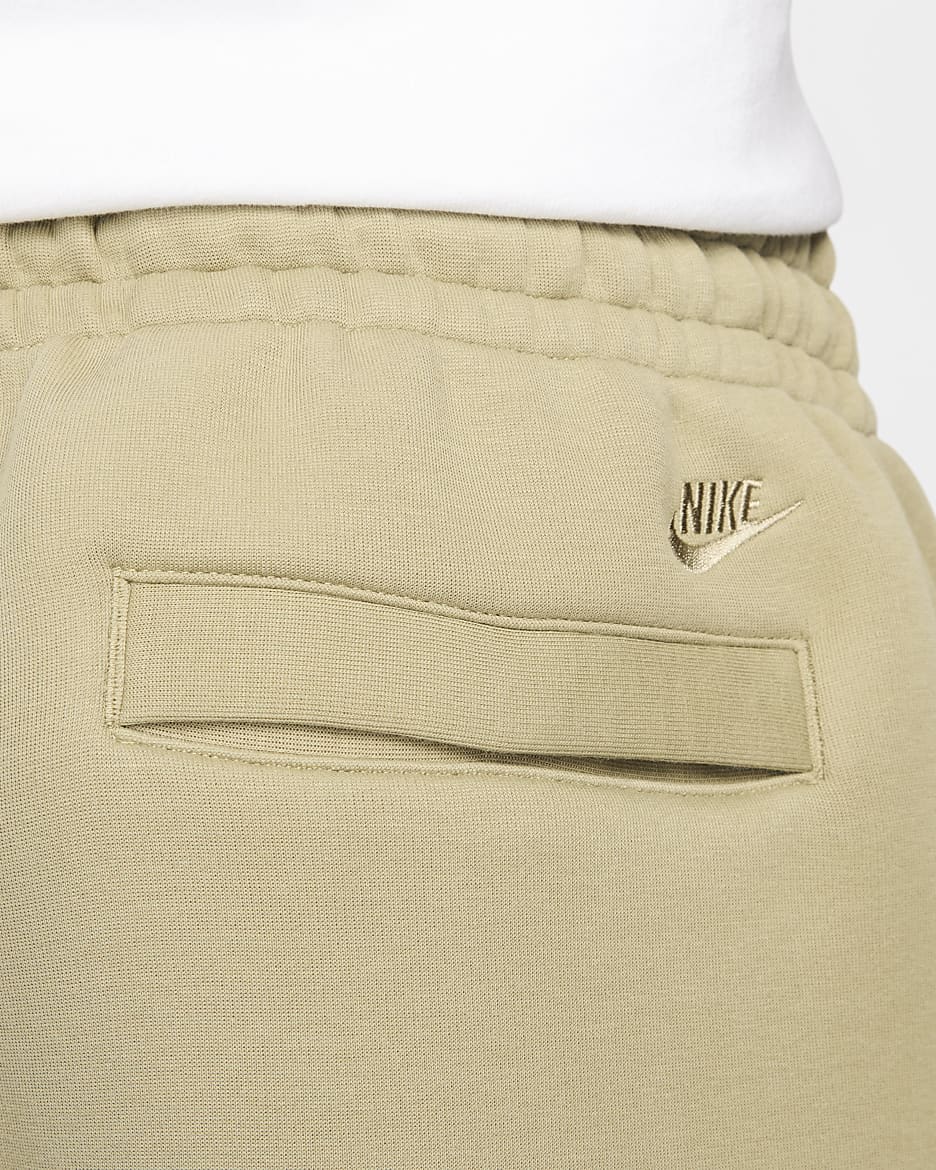 Nike Tech Men's Fleece Shorts - Neutral Olive/Neutral Olive