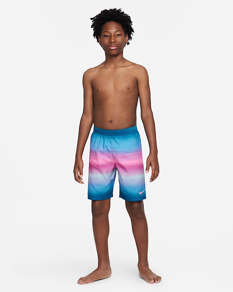 Nike Big Kids' (Boys') 7" Swim Volley Shorts - Blue Lightning