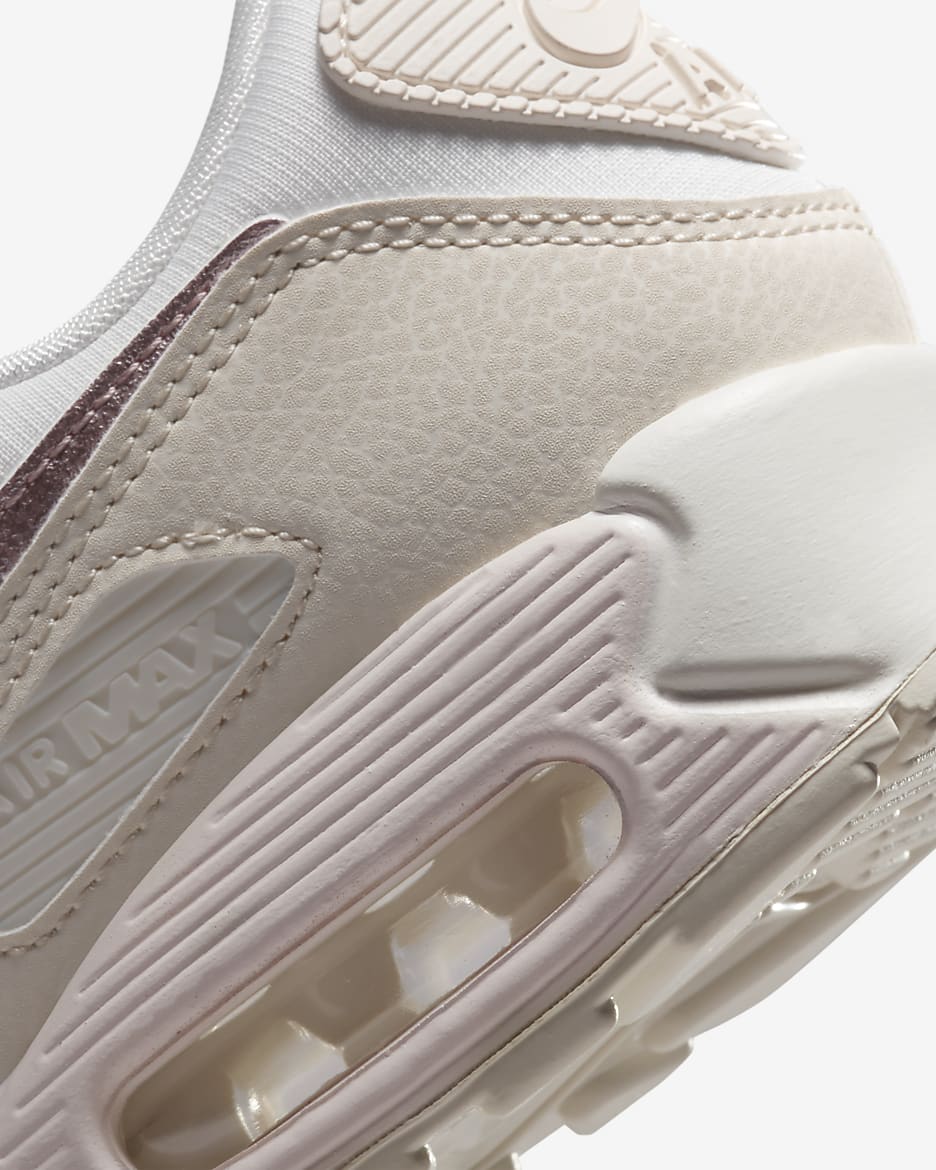 Nike Air Max 90 Women's Shoes - Sail/Phantom/Pink Oxford