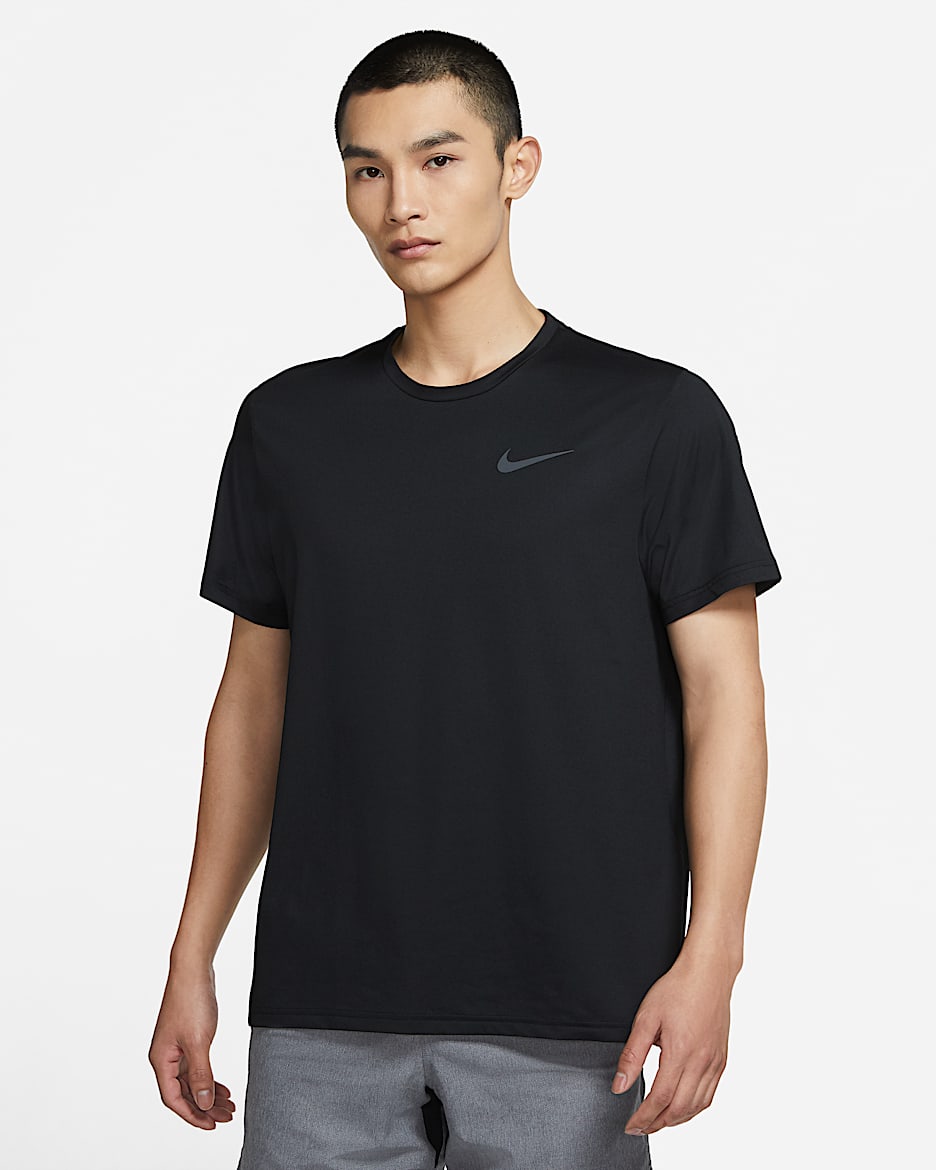 ナイキ プロ Dri-FIT メンズ ショートスリーブ トップ - ブラック/ダークグレー