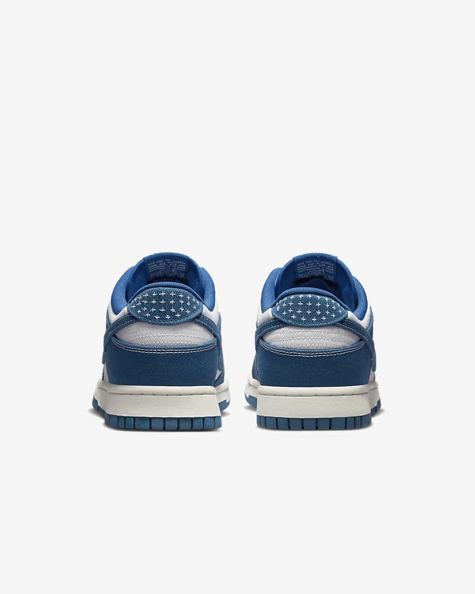 Nike Dunk Low Retro SE Men's Shoes - Summit White/Summit White/Industrial Blue/Industrial Blue