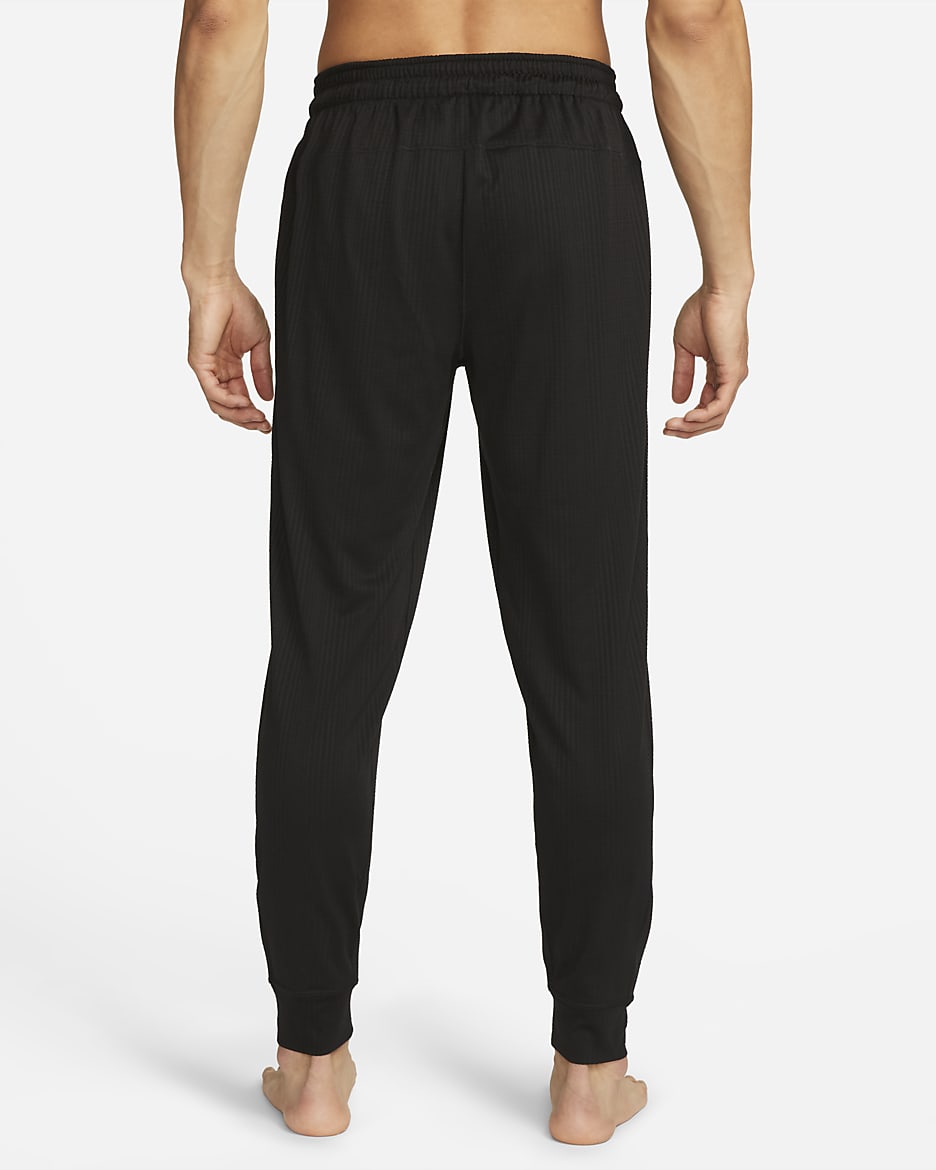 Męskie joggery Dri-FIT Nike Yoga - Czerń/Czerń