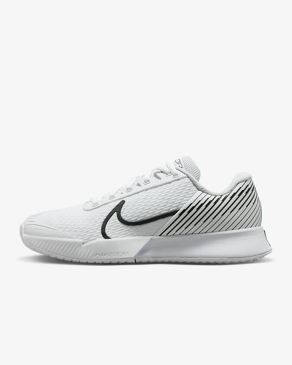 NikeCourt Air Zoom Vapor Pro 2 Zapatillas de tenis de pista rápida - Mujer - Blanco/Pure Platinum/Negro