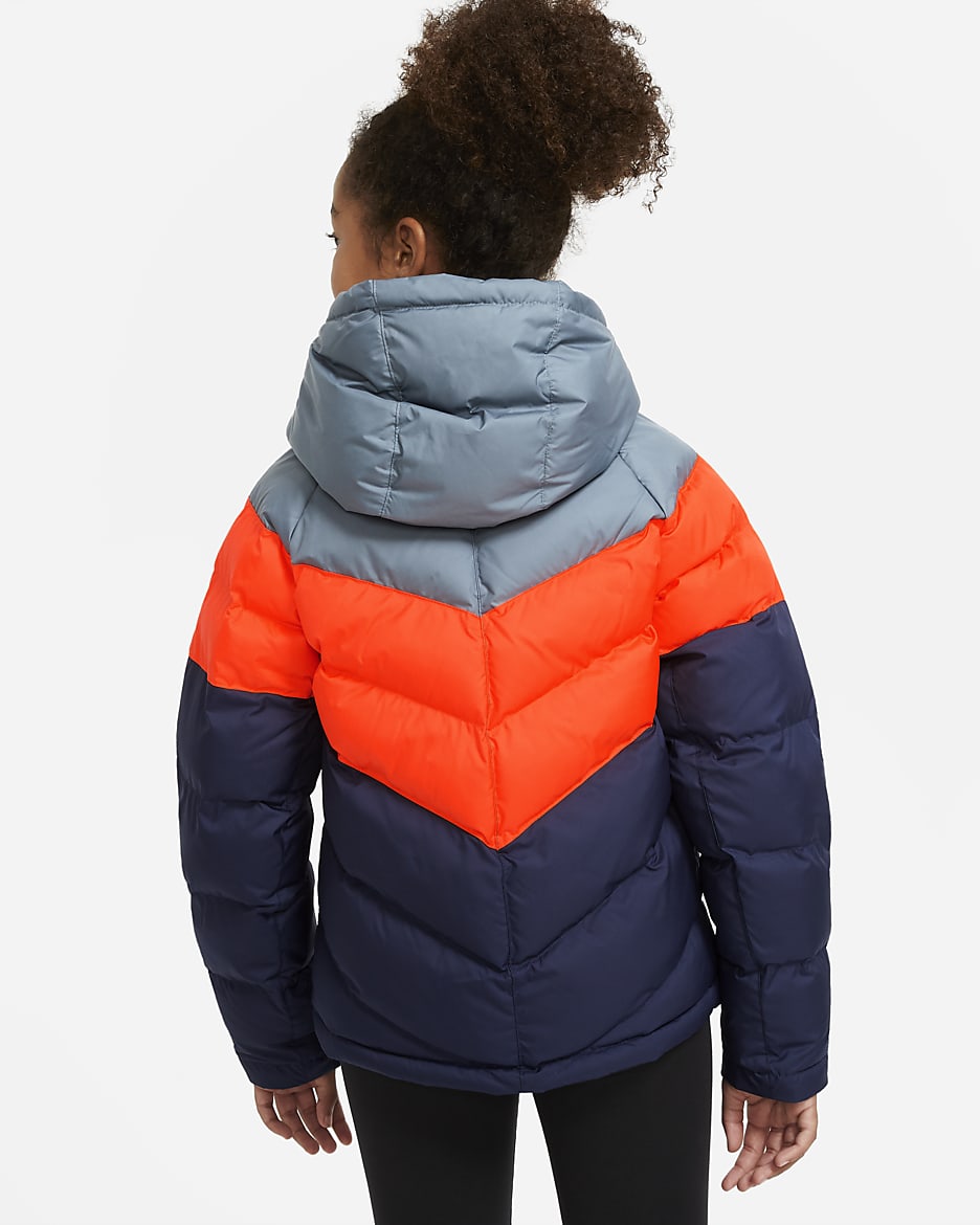 Nike Sportswear Big Kids' Synthetic-Fill Jacket - Ozone Blue/Hyper Crimson/Midnight Navy/Midnight Navy