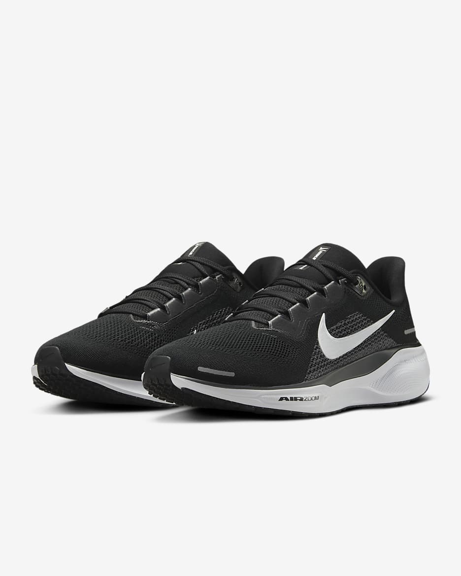 Nike Pegasus 41 Men's Road Running Shoes - Black/Anthracite/White