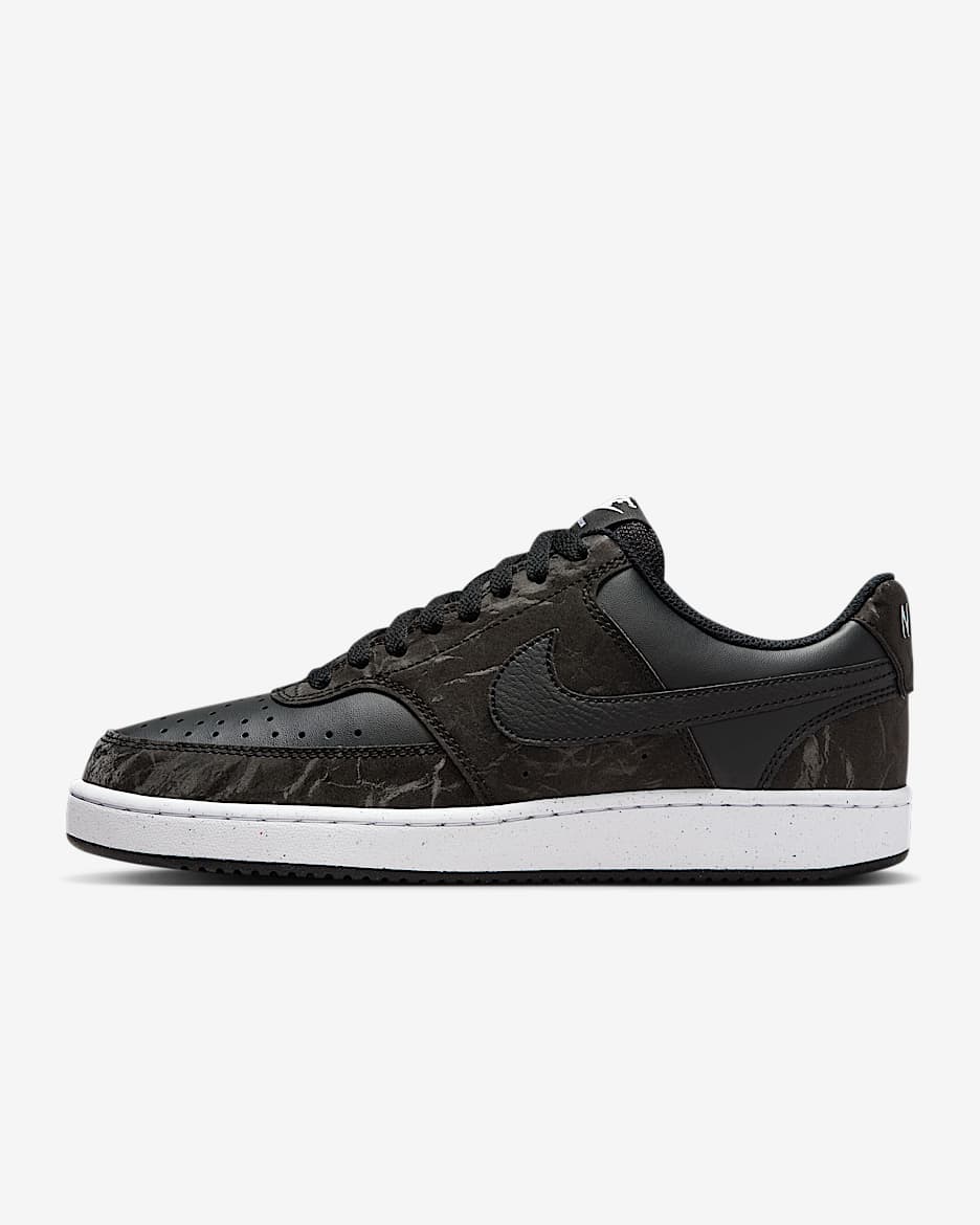 Tenis para mujer Nike Court Vision Low Next Nature - Negro/Blanco/Negro