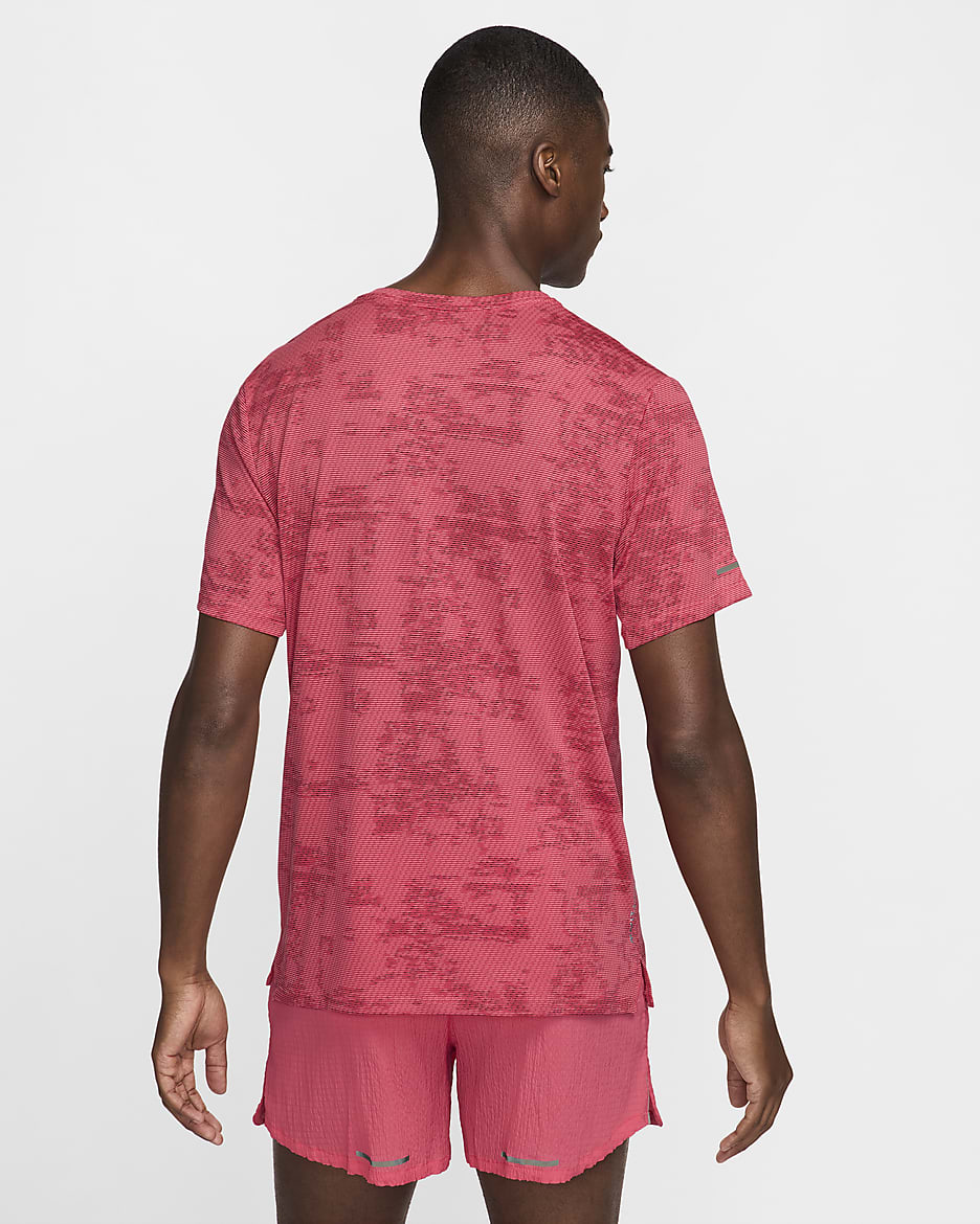 Playera de correr de manga corta Dri-FIT ADV para hombre Nike Running Division - Rosa margarita