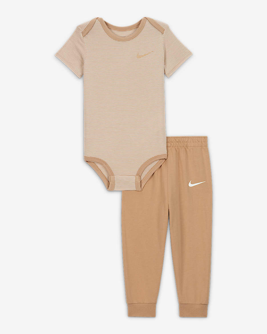Conjunto de body y joggers a rayas para bebé (de 12 a 24 meses) Nike - Cáñamo