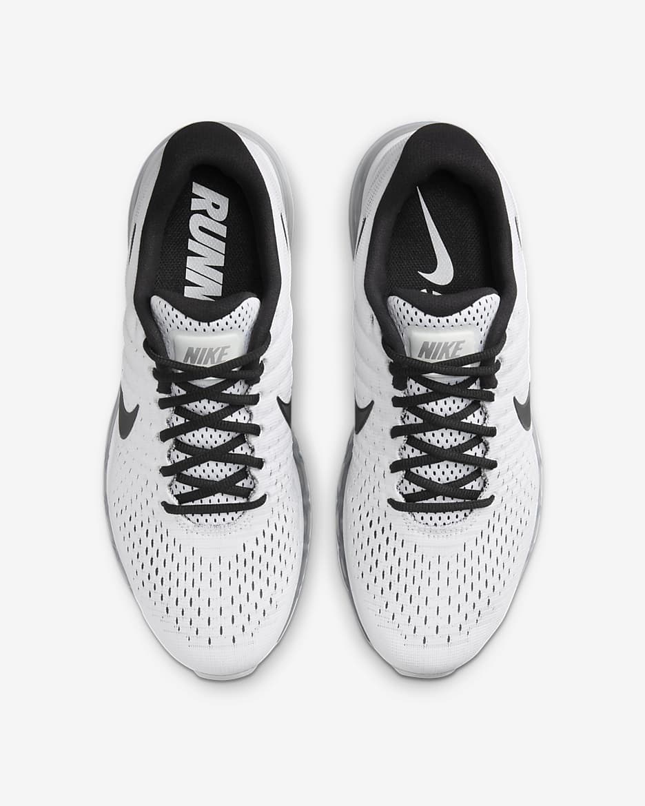 Tenis para hombre Nike Air Max 2017 - Blanco/Platino puro/Negro