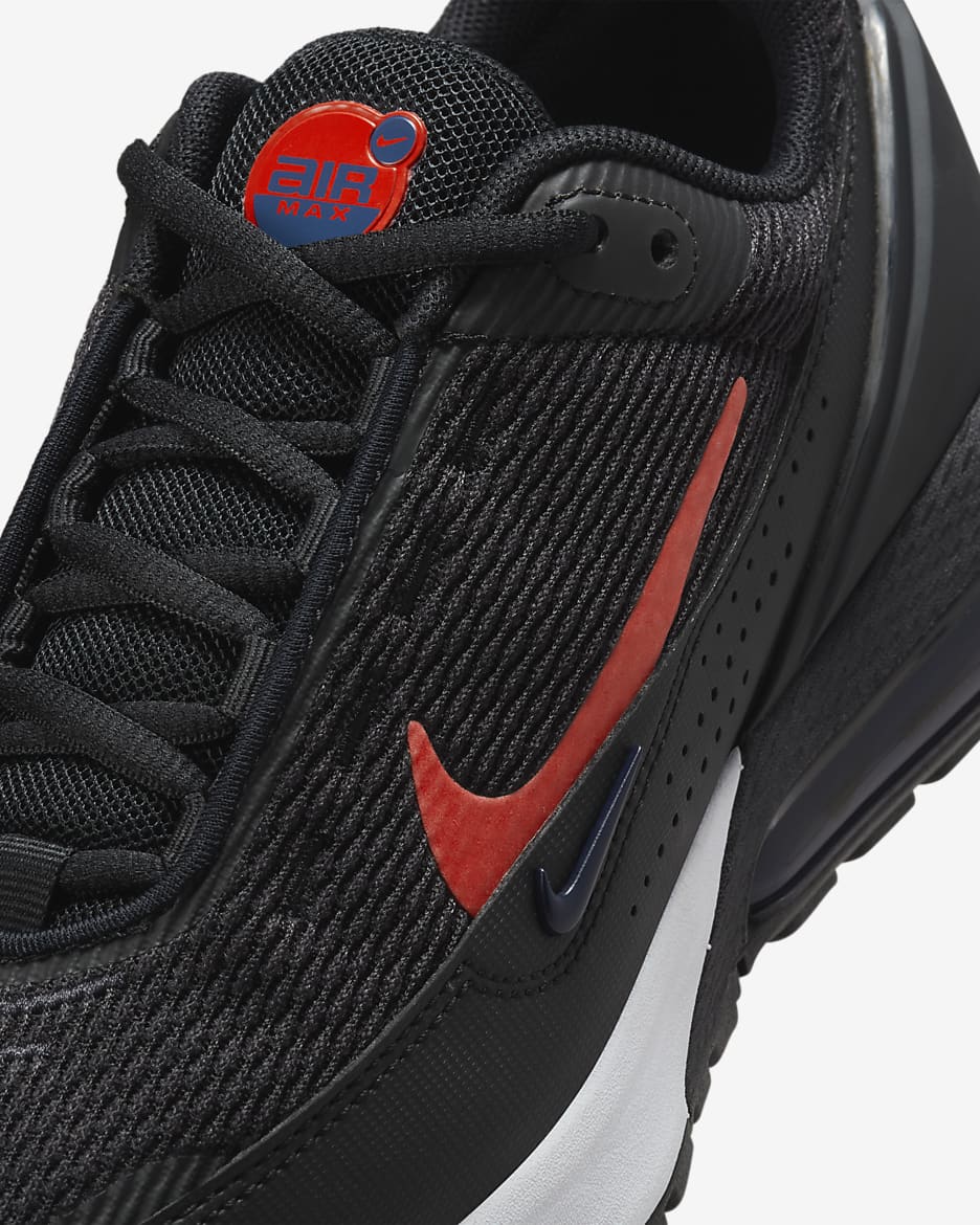 Nike Air Max Pulse Genç Çocuk Ayakkabısı - Siyah/Midnight Navy/Beyaz/University Red