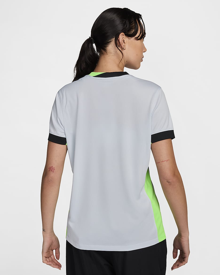 Tercera equipación Stadium VfL Wolfsburgo 2024/25 Camiseta de fútbol Replica Nike Dri-FIT - Mujer - Pure Platinum/Sub Lime/Negro/Negro