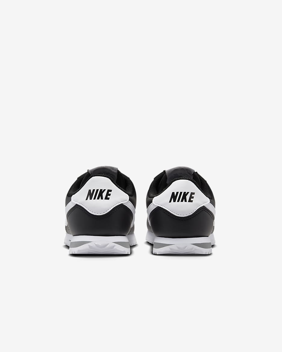 Nike Cortez Older Kids' Shoes - Black/Cool Grey/White