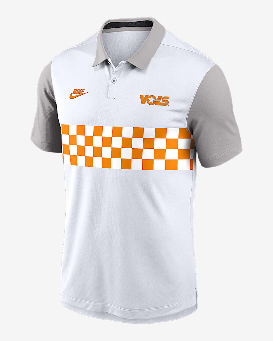 Tennessee Athletic Prep Vapor Legacy Logo Men's Nike Dri-FIT College Polo - White