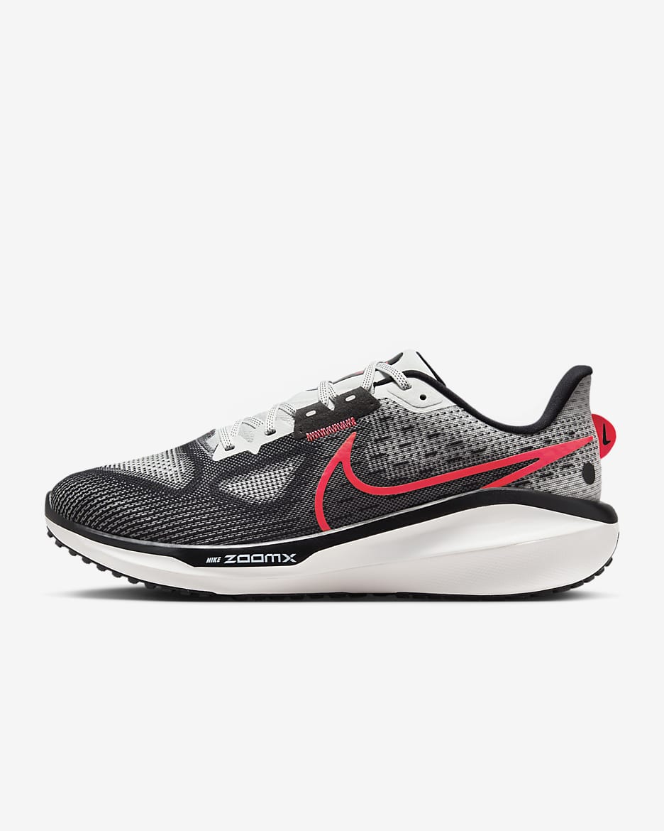 Nike Vomero 17 Men's Road Running Shoes - Photon Dust/Black/Platinum Tint/Hyper Punch