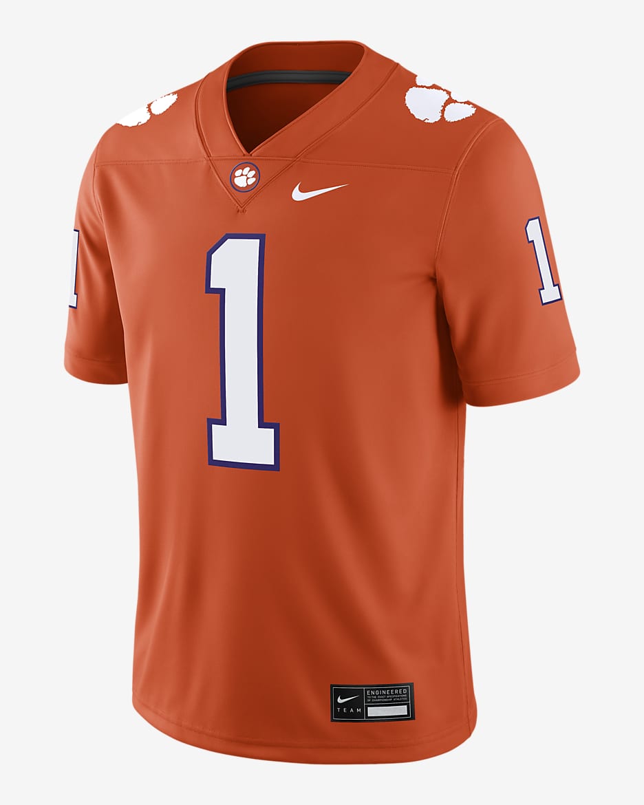Clemson Tigers Men's Nike Dri-FIT College Game Jersey - University Orange