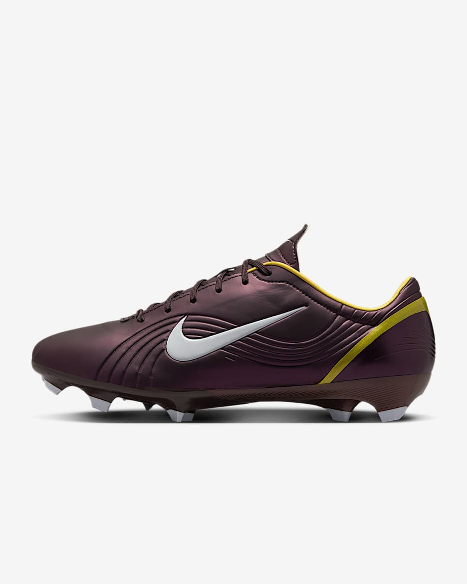 Nike Mercurial Vapor 1 RGN SE FG Low-Top Soccer Cleats - Dark Cinder/Maize