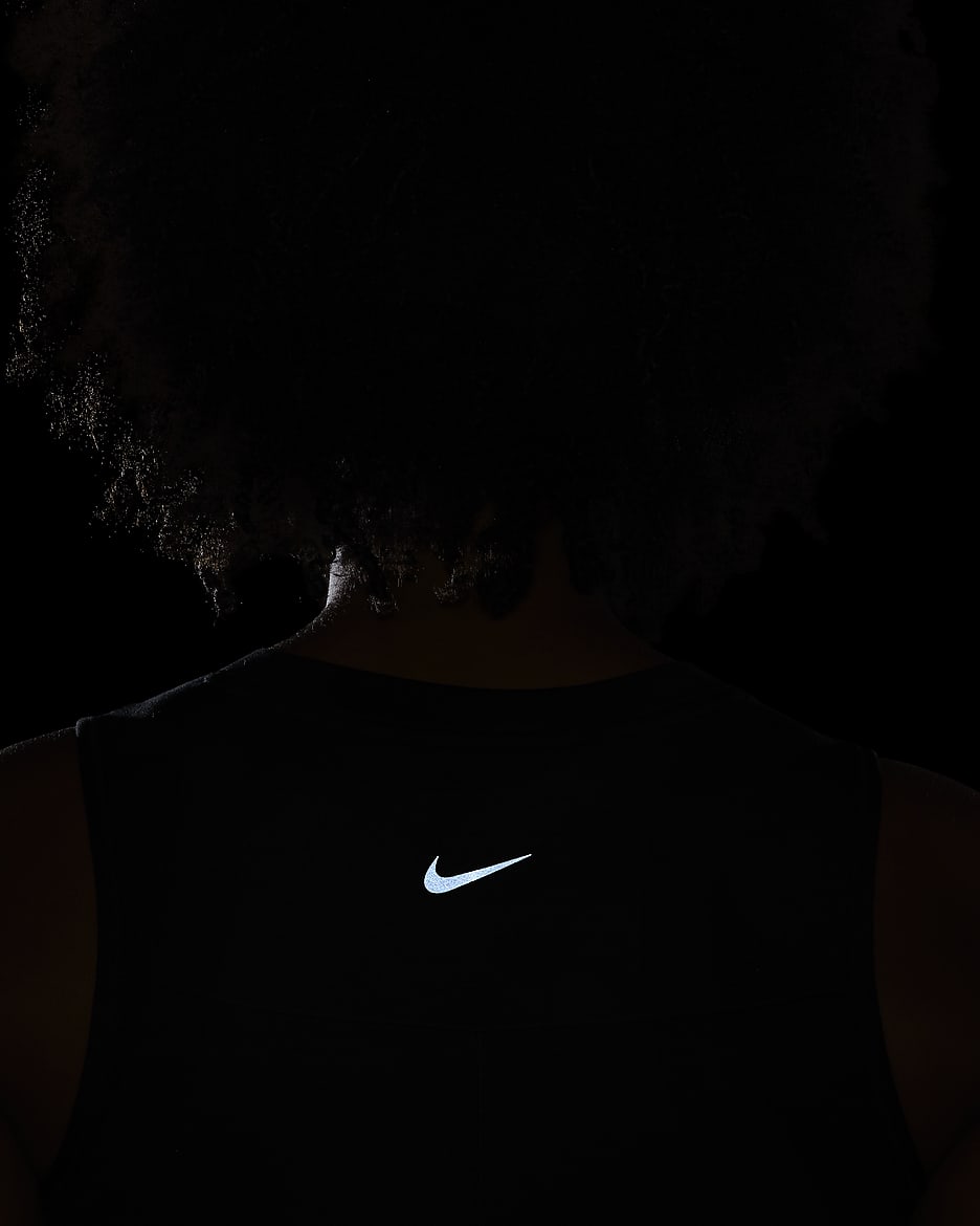 Débardeur coupe slim Dri-FIT Nike (M) One pour femme (maternité) - Noir