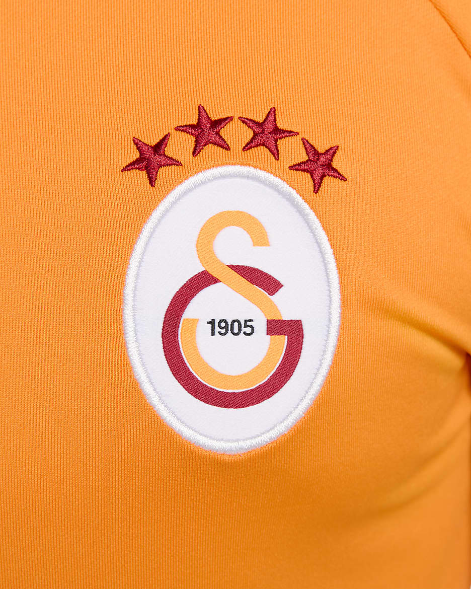 Galatasaray Strike Men's Nike Dri-FIT Football Drill Top - Vivid Orange/Night Maroon/University Red