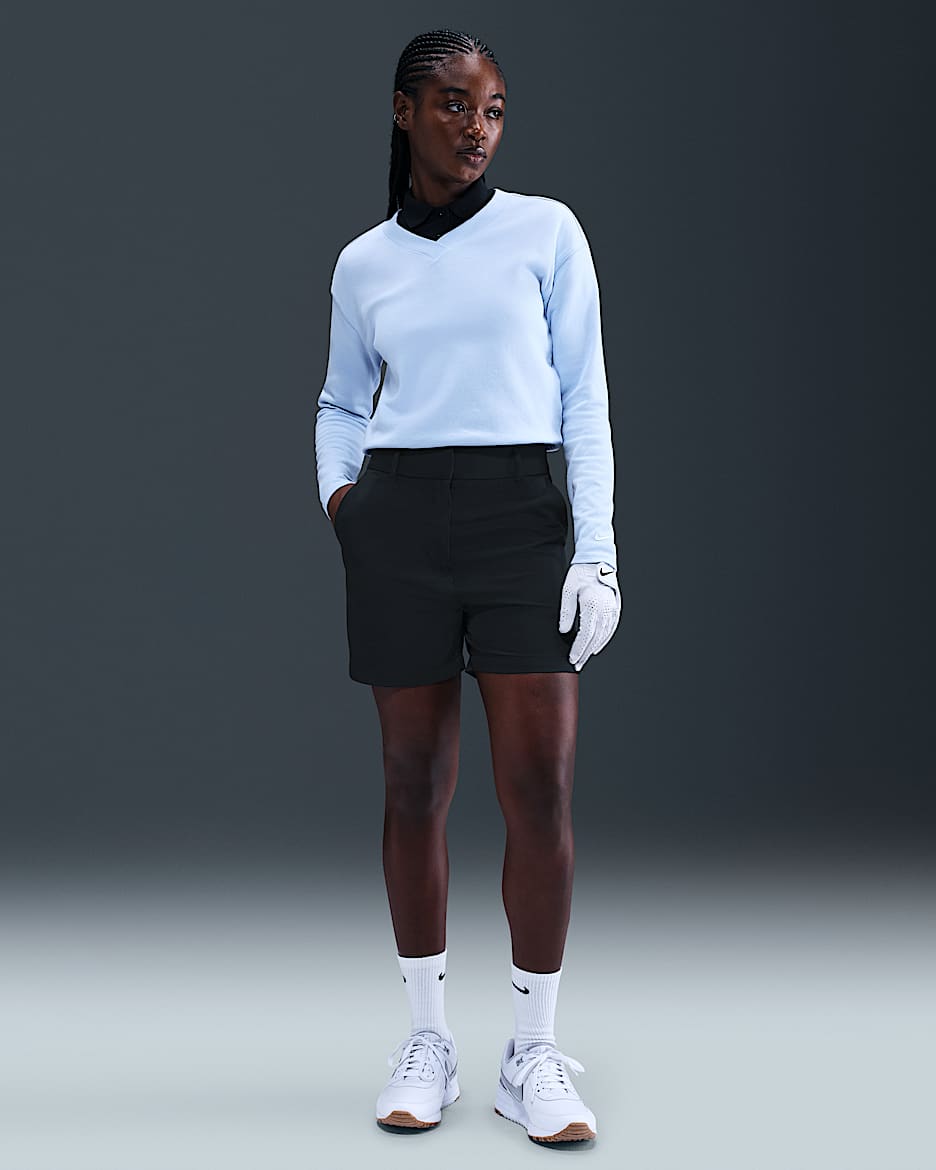 Nike Victory Dri-FIT Golfshorts (Damen) - Schwarz/Weiß