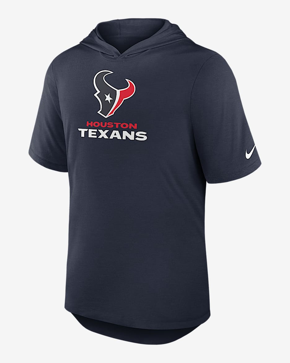 Houston Texans Men's Nike Dri-FIT NFL Hooded T-Shirt - Navy