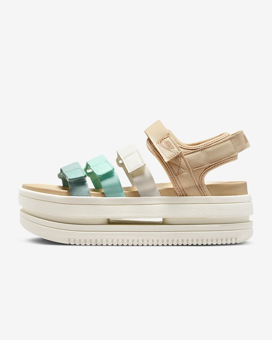 Nike Icon Classic Women's Sandals - Mineral/Pale Ivory/Emerald Rise/Hemp