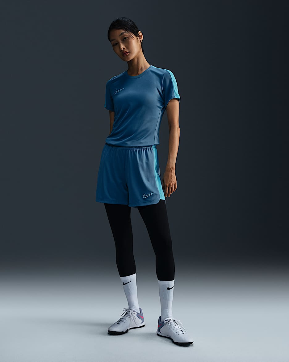 ナイキ Dri-FIT アカデミー 23 ウィメンズ サッカーショートパンツ - エーゲストーム/バルチックブルー/バルチックブルー