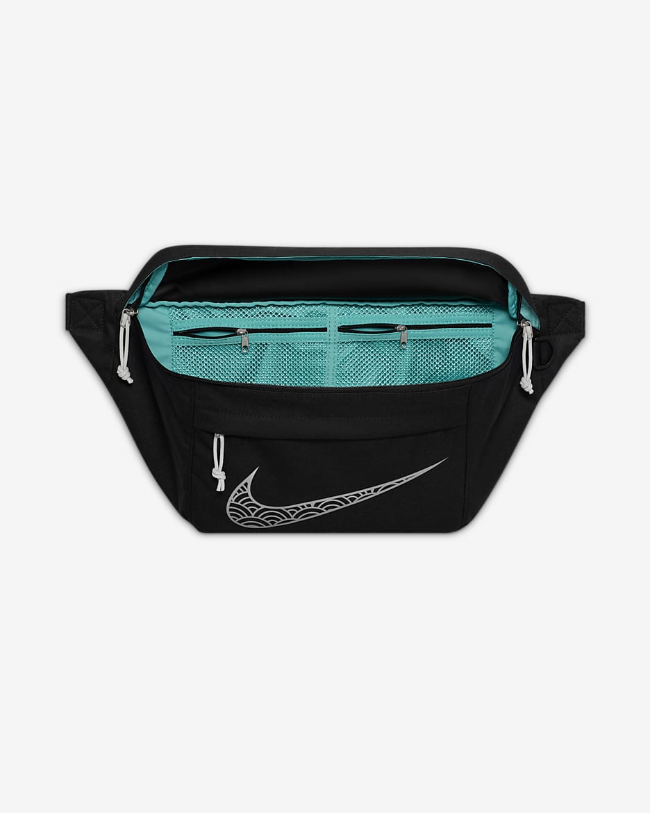 Nike Tech Hip Pack (10L) - Black/Black/Metallic Silver