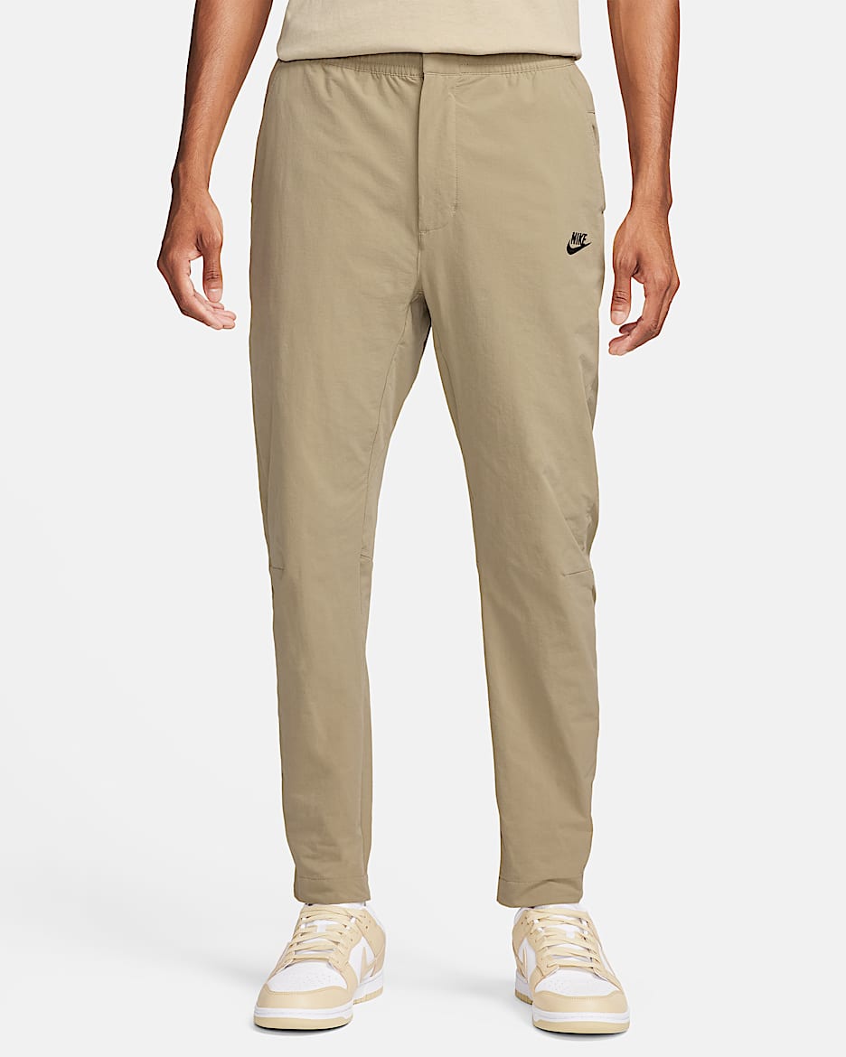 Nike Sportswear Men's Woven Commuter Trousers - Khaki/Black/Black