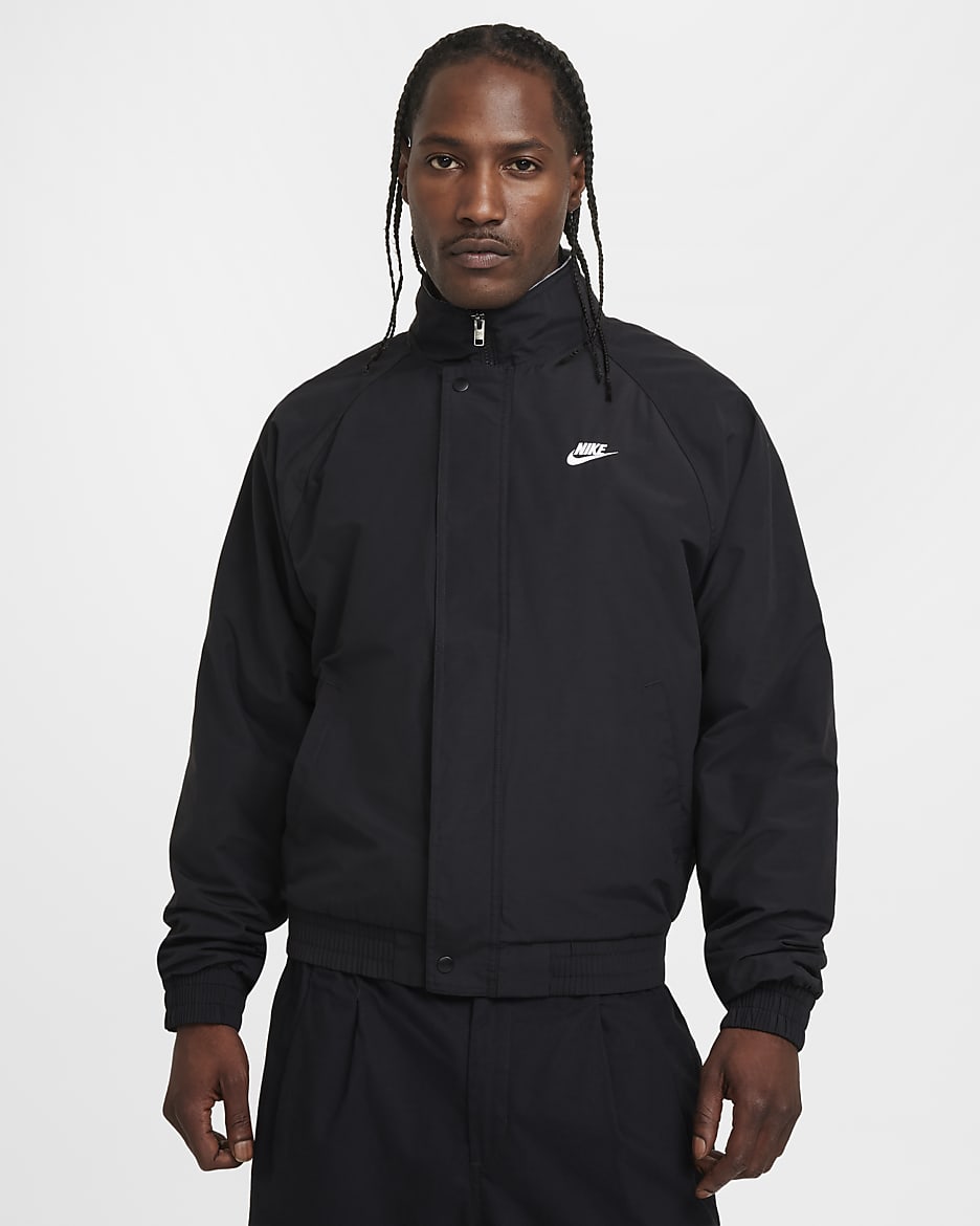 Nike Club Futura Chaqueta - Hombre - Negro/Blanco