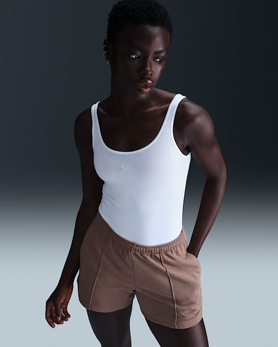 Nike Sportswear Chill Knit Women's Tank Top - White