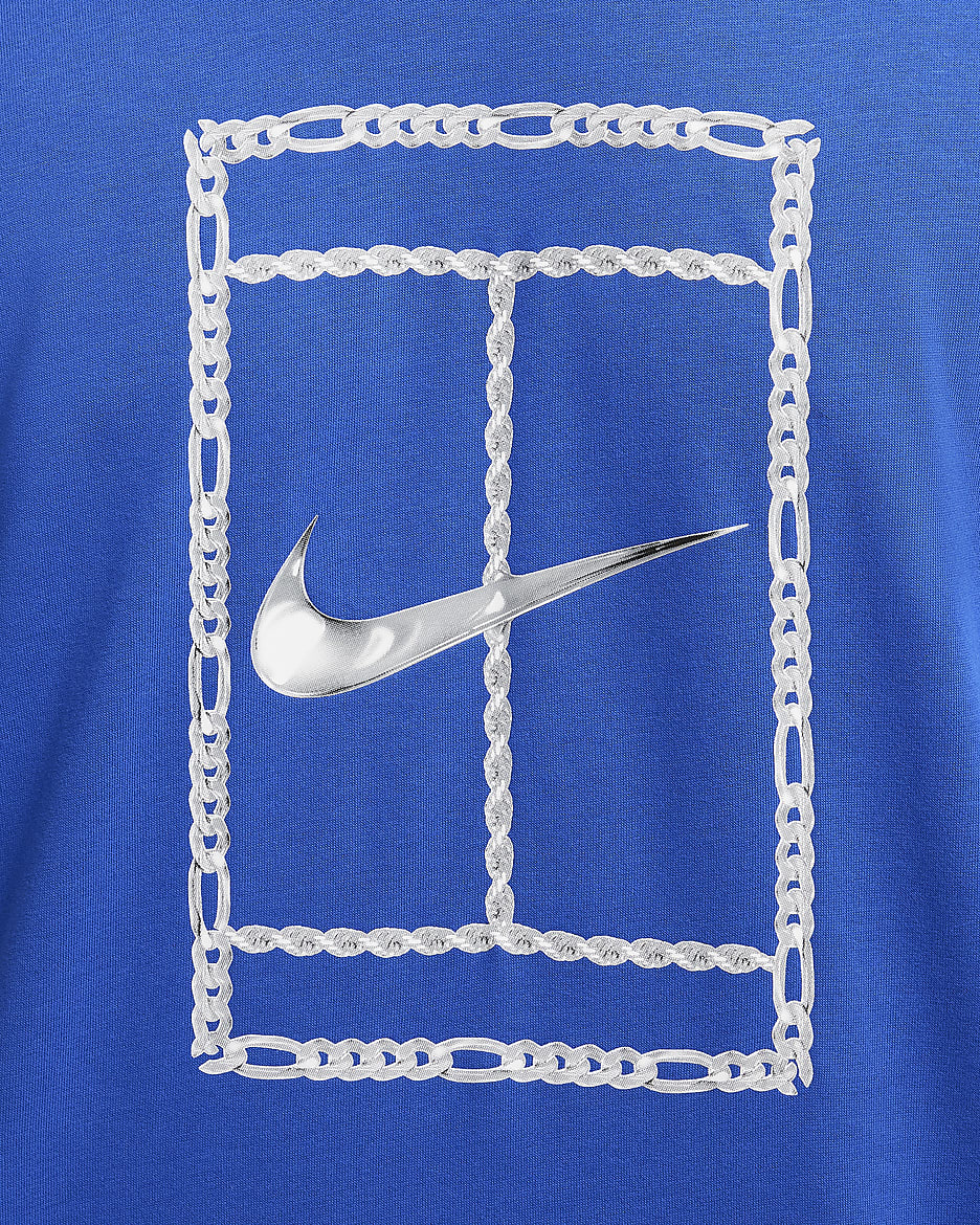 Męski T-shirt do tenisa Dri-FIT NikeCourt - Game Royal