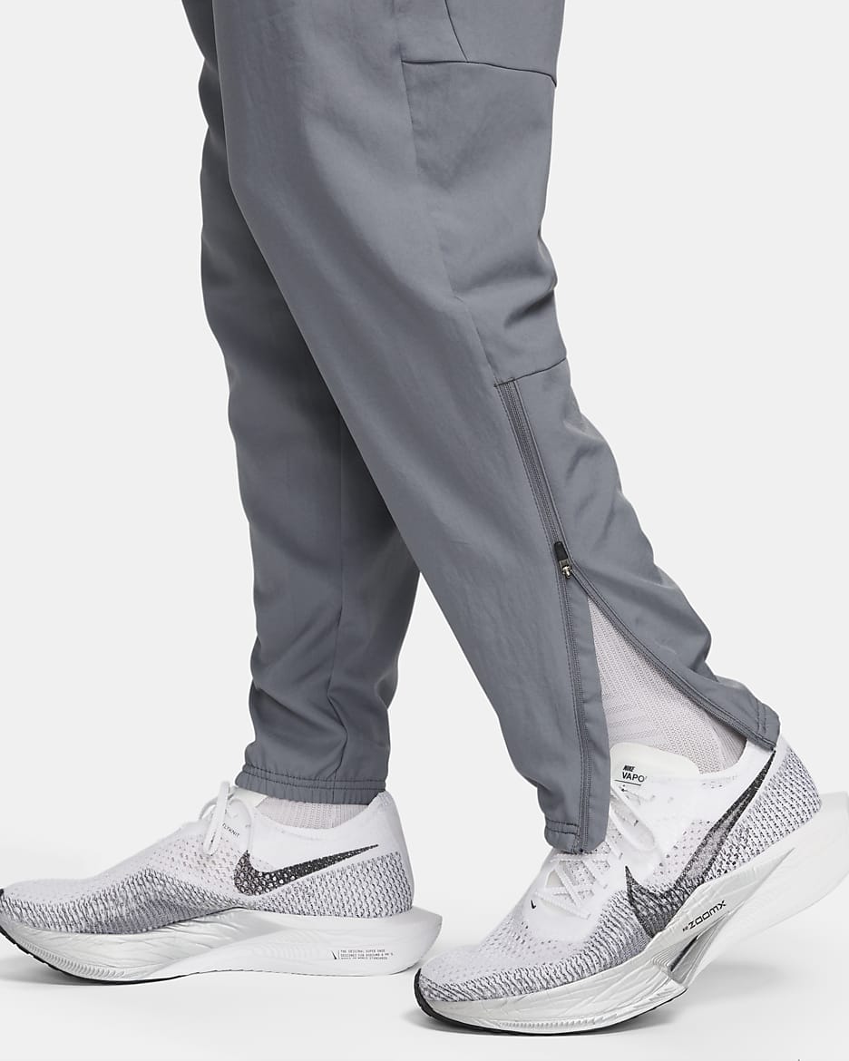 Nike Challenger Men's Dri-FIT Woven Running Trousers - Smoke Grey/Black